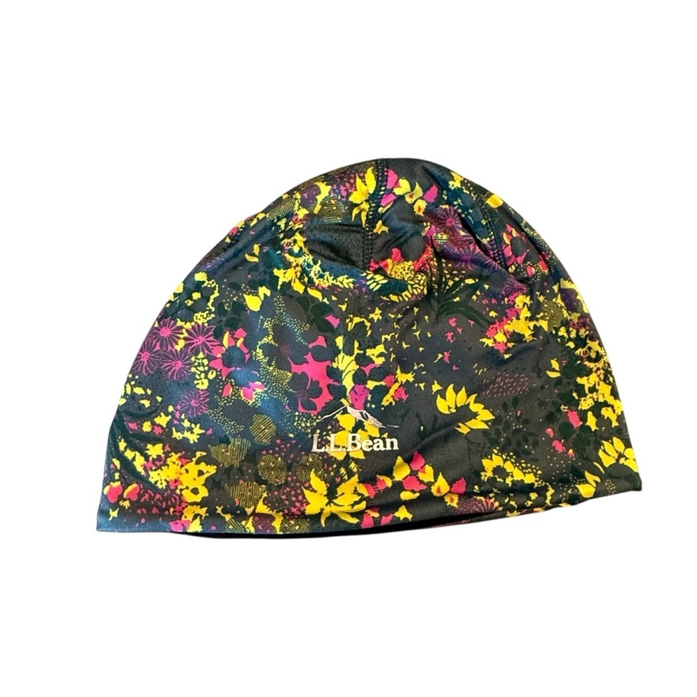 L.L. Bean Floral Beanie - Picture 1 of 3